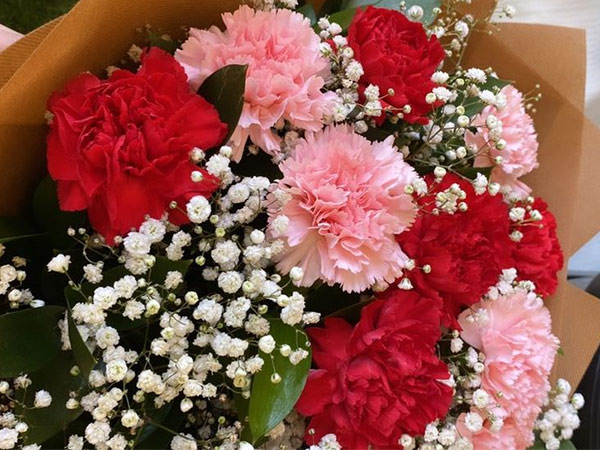 Bouquet-rouge-et-rose Bouquet rouge et rose